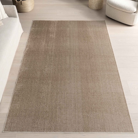 Nuloom Alena Solid Machine Washable Area Rug 5ft 3in x 8ft GRHN17D-508